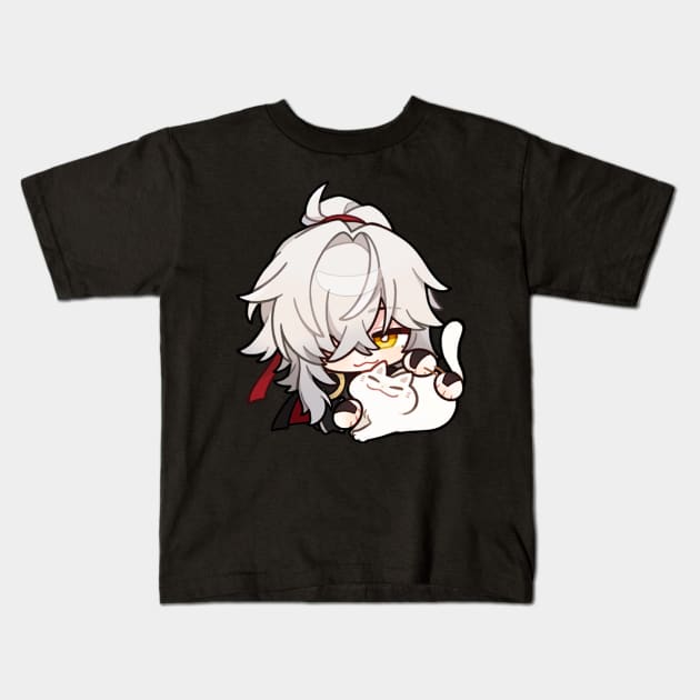 Honkai Star Rail Chibi Jing Yuan Kids T-Shirt by HoyoStan